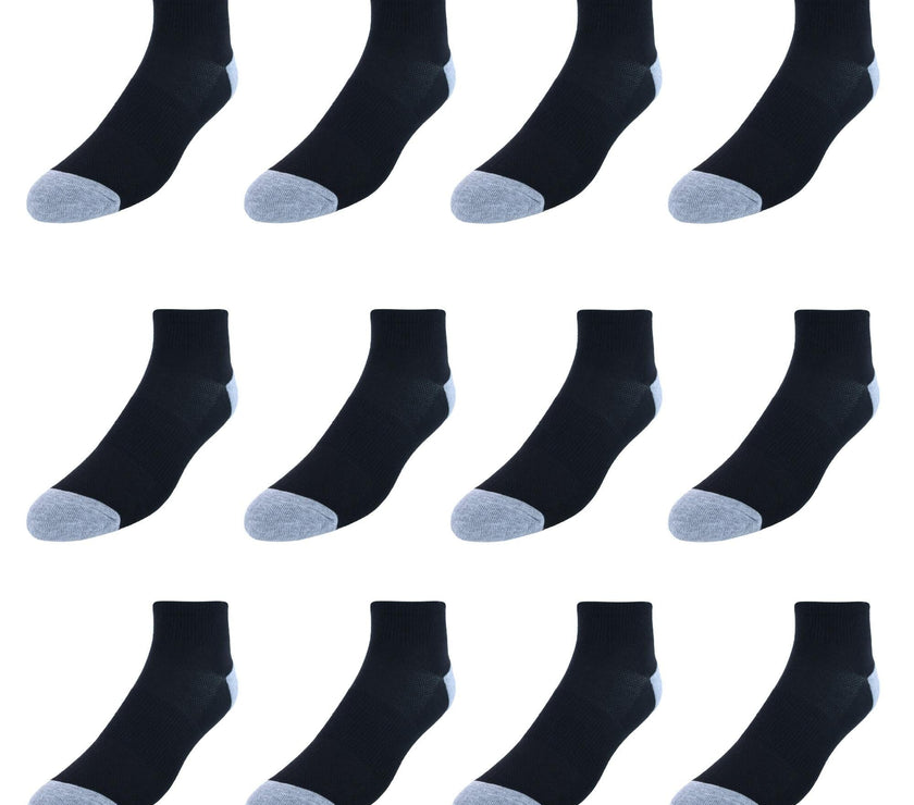 Hanes Men's FreshIQ X-Temp Ankle Socks (12 Pack)