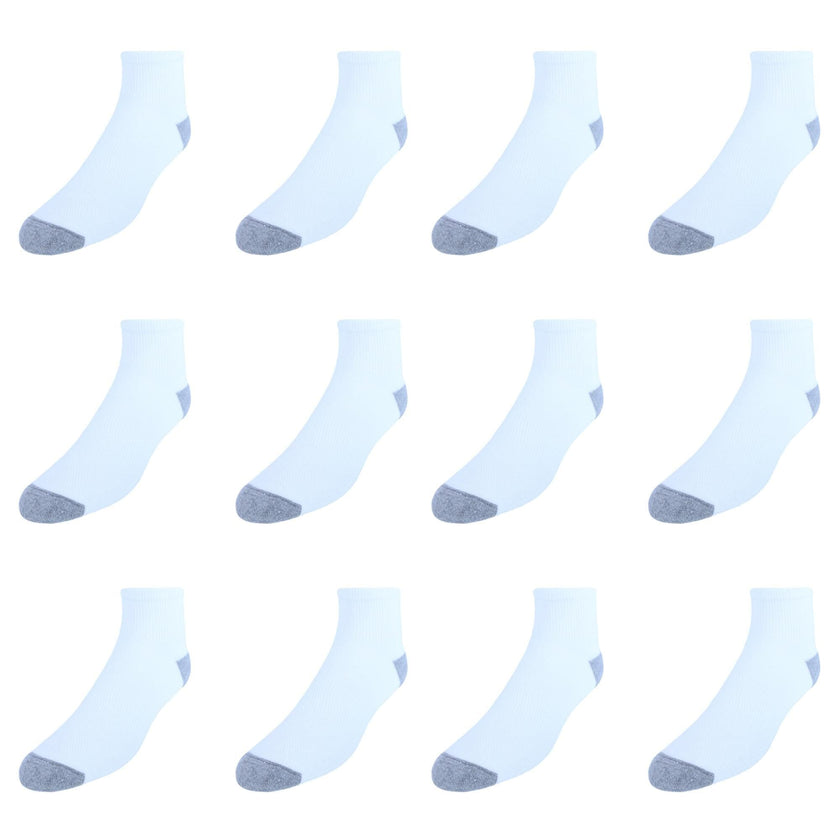 Hanes Men's FreshIQ X-Temp Ankle Socks (12 Pack)