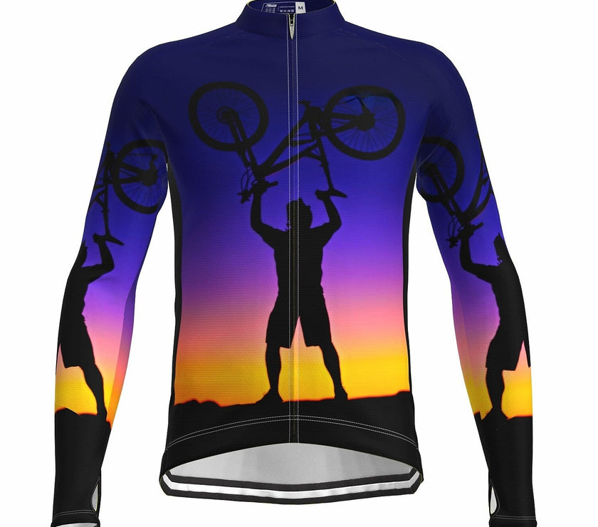 Grams Men's Long Sleeve Cycling Jersey