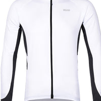 Men's Long Sleeve Cycling Jersey Winter Polyester Dark Grey