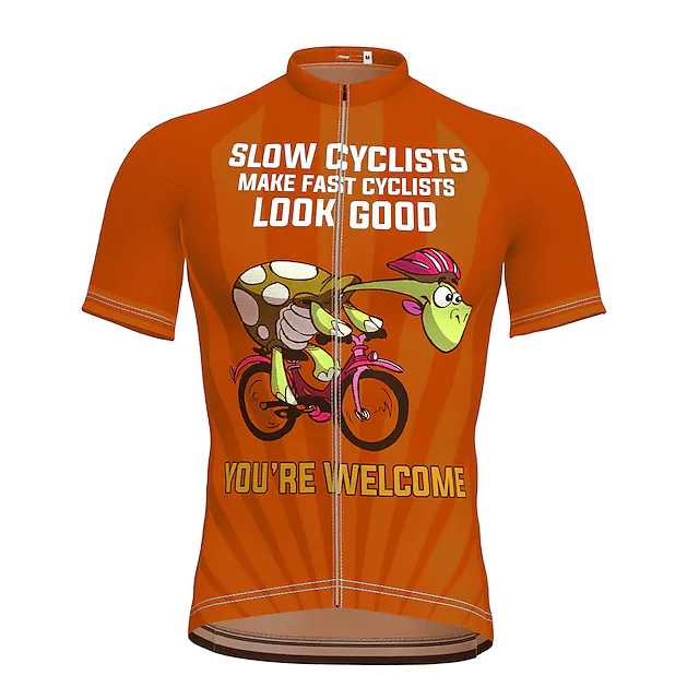 Sunnyriant Men's Short Sleeve Cycling Jersey