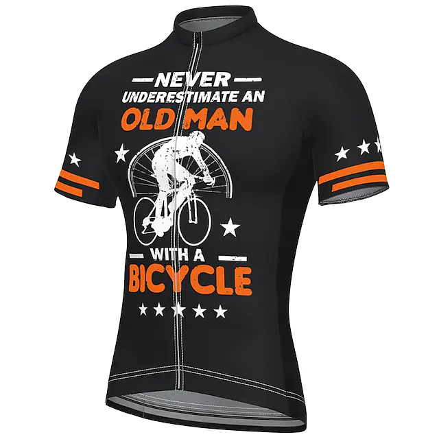 Sunnyriant Men's Short Sleeve Cycling Jersey