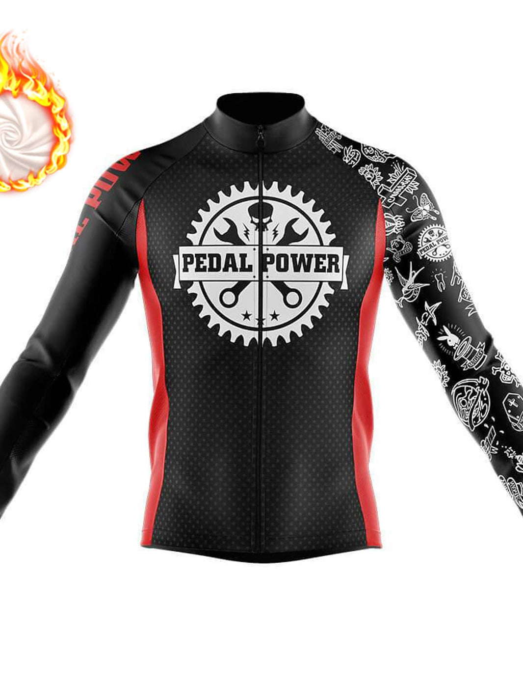 Grams Men's Long Sleeve Cycling Jersey