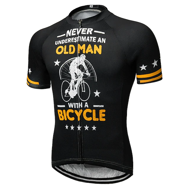 Sunnyriant Men's Short Sleeve Cycling Jersey