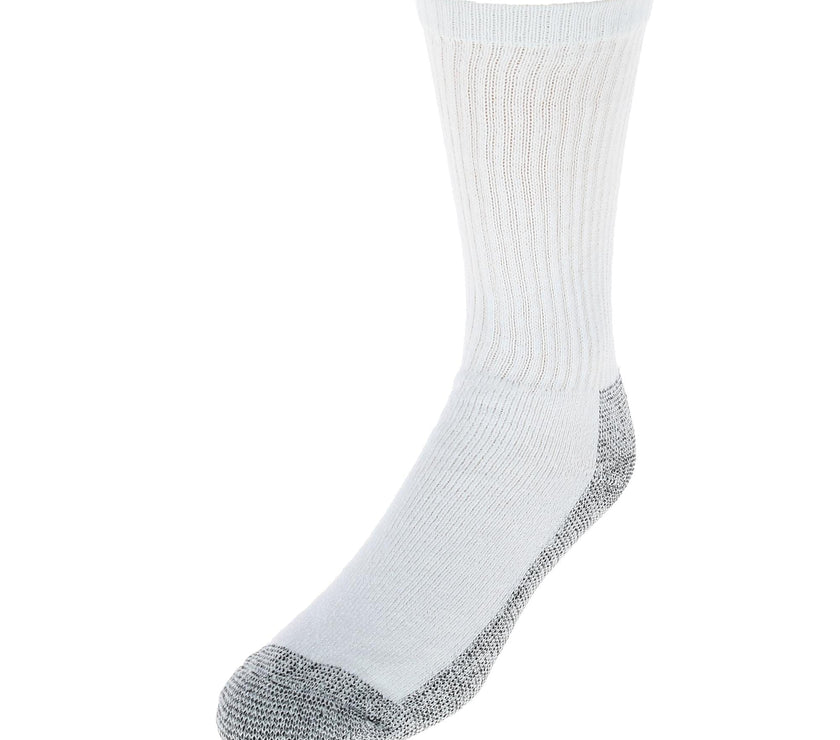 Fruit of the Loom Men's Full Cushion Heavy Duty Work Crew Socks (6 Pair Pack)