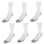 Fruit of the Loom Men's Full Cushion Heavy Duty Work Crew Socks (6 Pair Pack)