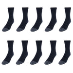 Fruit of the Loom Men's Work Gear Cushioned Crew Socks (10 Pair Pack)