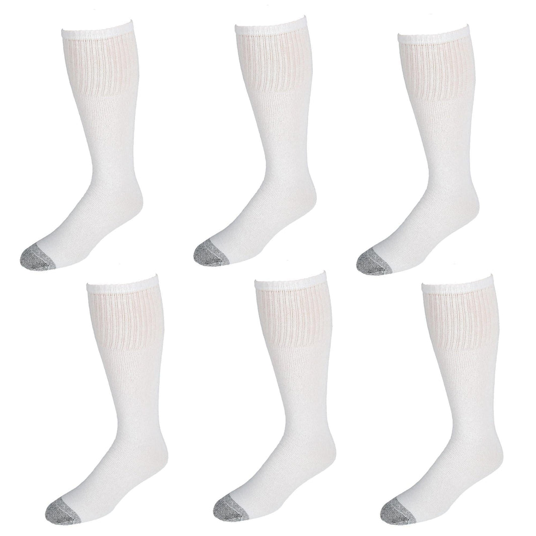Fruit of the Loom Men's Work Gear  Heavy Duty Tube Socks（6 Pair Pack）