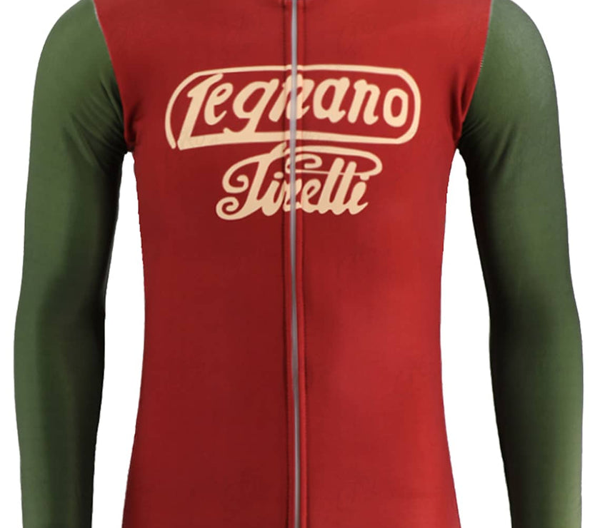 Men's Long Sleeve Cycling Jersey Winter Polyester