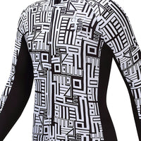 Grams Men's Long Sleeve Cycling Jersey Spandex Polyester