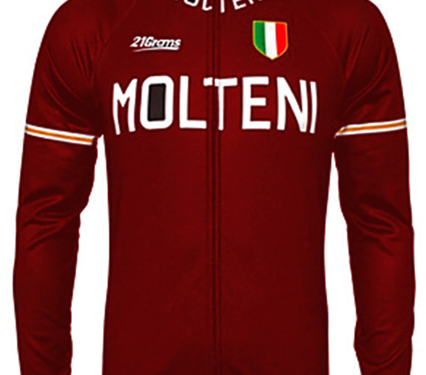 Men's Long Sleeve Cycling Jersey Winter Polyester