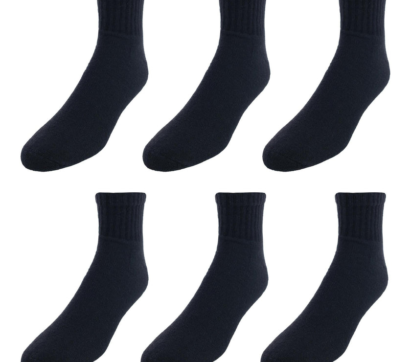 Everlast Men's Full Cushioned Quarter Socks (6 Pack)