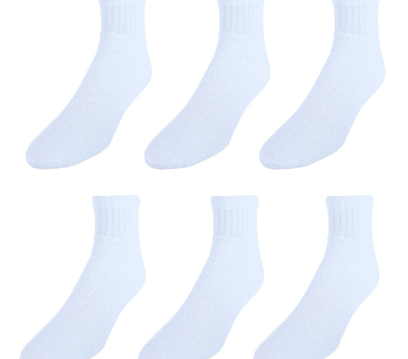 Everlast Men's Full Cushioned Quarter Socks (6 Pack)