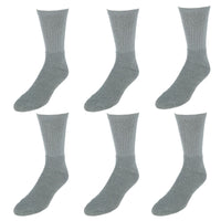 Everlast Men's 6PK Crew Socks（6 Pair Pack）