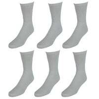 Everlast Men's 6PK Crew Socks（6 Pair Pack）