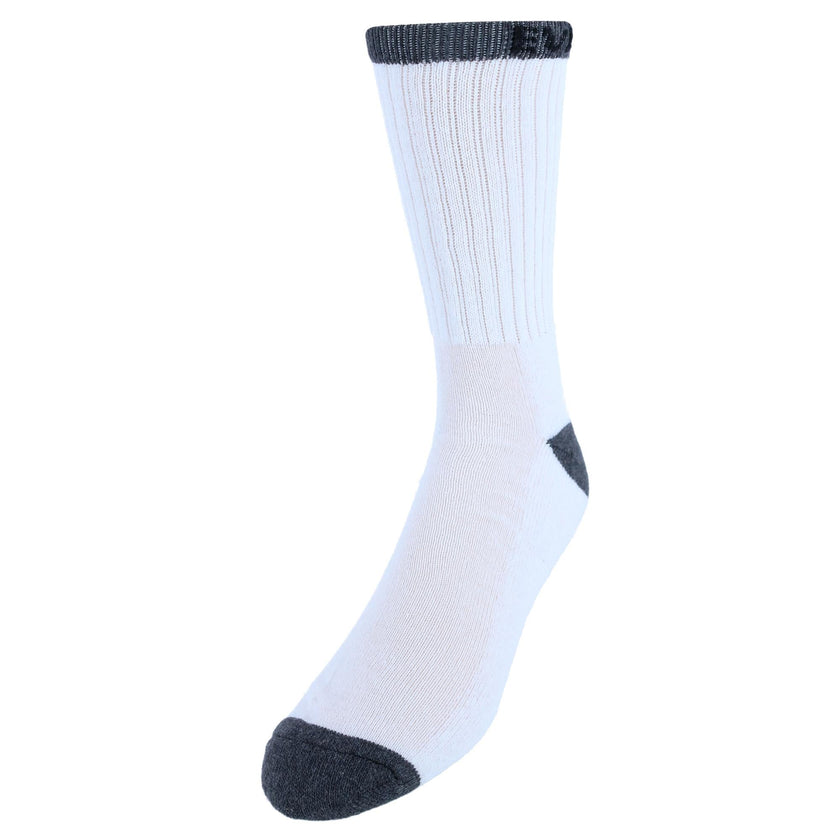 Everlast Men's Fashion Banded Half Cushion Crew Socks (6 Pack)