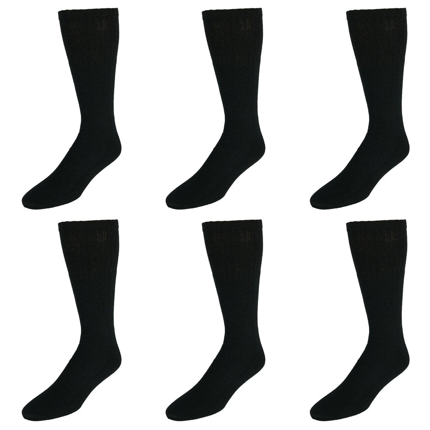 Everlast Men's 6PK Over The Calf Tube Socks(6 Pair Pack)
