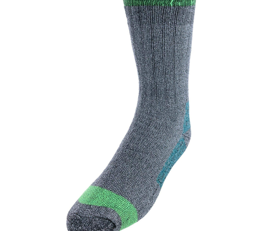 CTM® Men's Wool Blend Crew Socks (2 Pack)