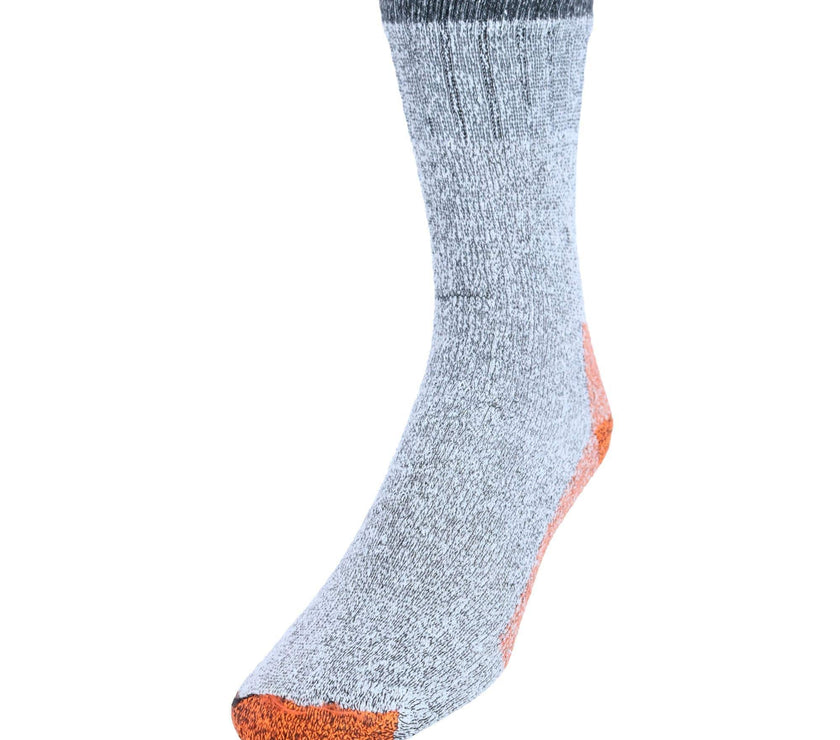 CTM® Men's Wool Blend Crew Socks (2 Pack)