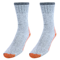 CTM® Men's Wool Blend Crew Socks (2 Pack)