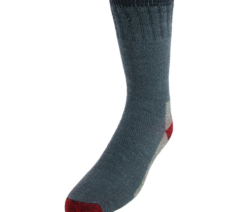 CTM® Men's Wool Blend Crew Socks (2 Pack)