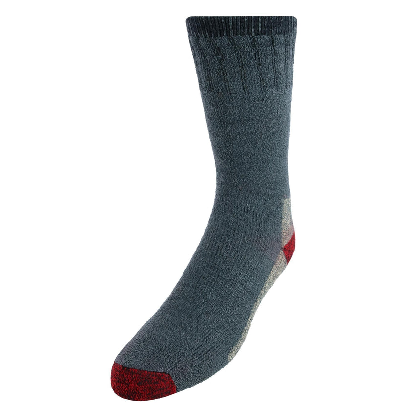 CTM® Men's Wool Blend Crew Socks (2 Pack)