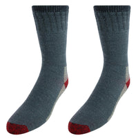 CTM® Men's Wool Blend Crew Socks (2 Pack)