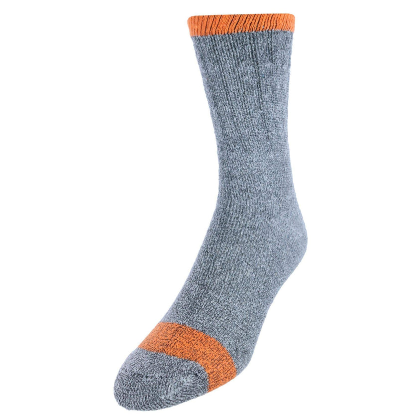 CTM® Men's Wool Blend Crew Socks (2 Pack)