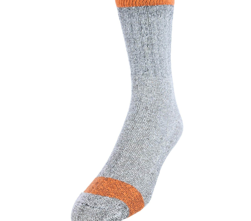 CTM® Men's Wool Blend Crew Socks (2 Pack)