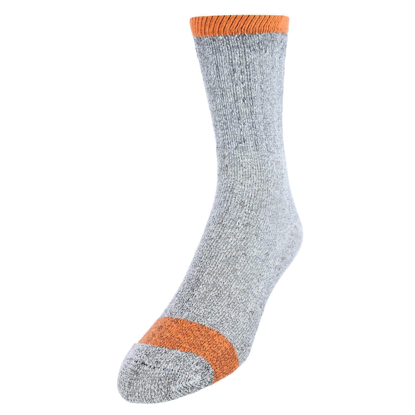 CTM® Men's Wool Blend Crew Socks (2 Pack)