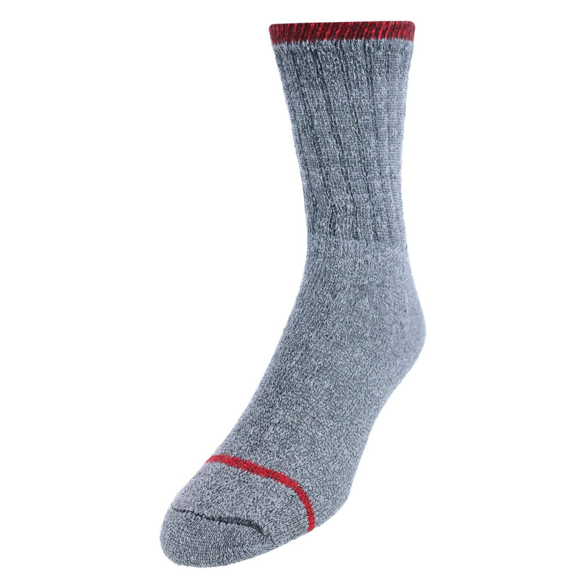 CTM® Men's Wool Blend Crew Socks (2 Pack)