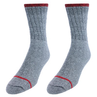 CTM® Men's Wool Blend Crew Socks (2 Pack)