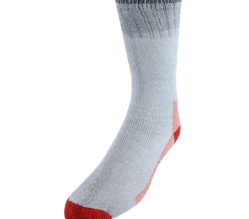 CTM® Men's Wool Blend Crew Socks (2 Pack)