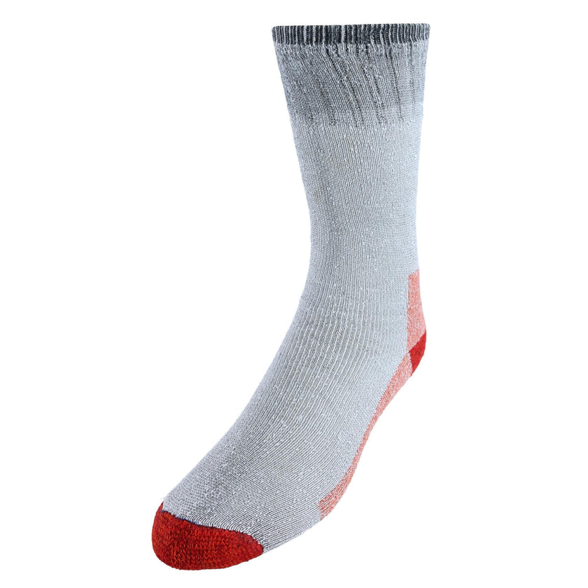 CTM® Men's Wool Blend Crew Socks (2 Pack)