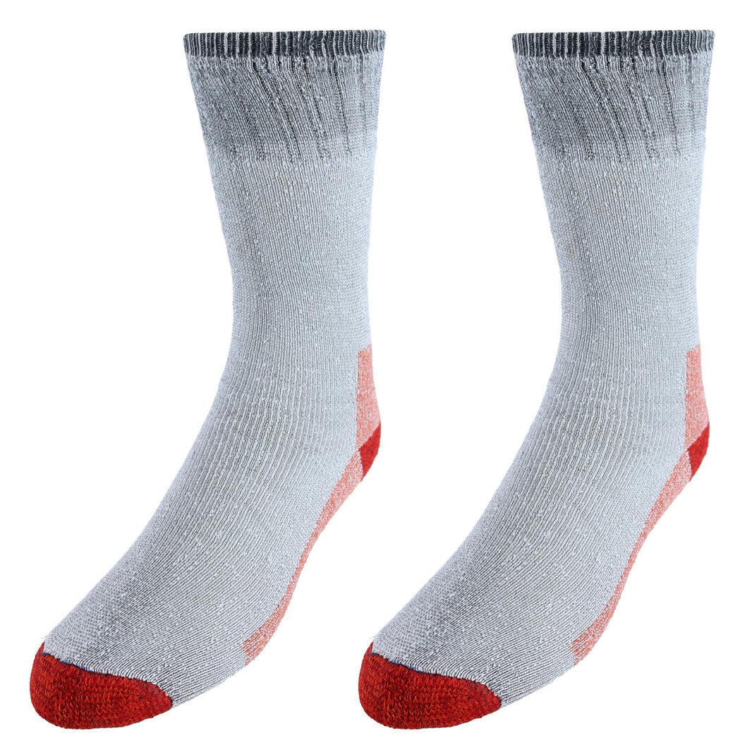 CTM® Men's Wool Blend Crew Socks (2 Pack)