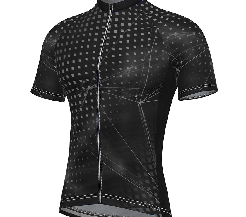 Men's Short Sleeve Cycling Jersey Summer Spandex Polyester