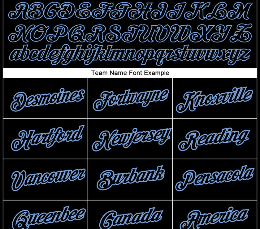 Custom Graffiti Pattern Black-Light Blue 3D Performance T-Shirt