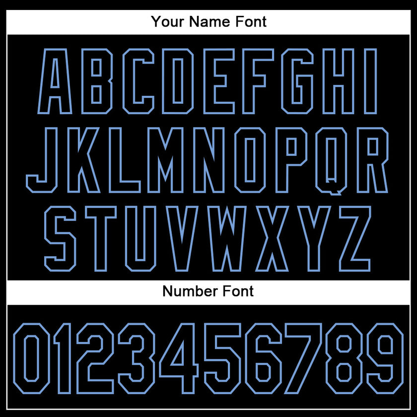 Custom Graffiti Pattern Black-Light Blue 3D Performance T-Shirt