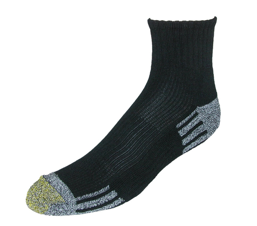 Gold Toe Men's Athletic Outlast Quarter Socks (3 Pair Pack)