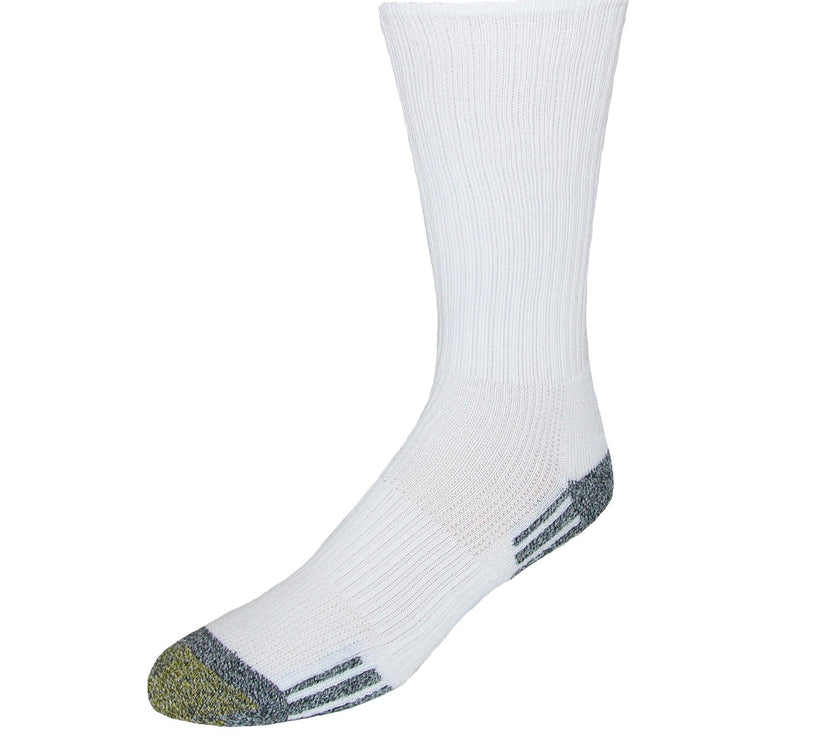 Gold Toe Men's Cushioned Sole Outlast Crew Socks (3 Pair Pack)