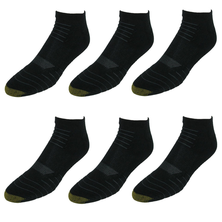 Gold Toe Men's Tech Sport No Show Socks(6 Pair Pack)