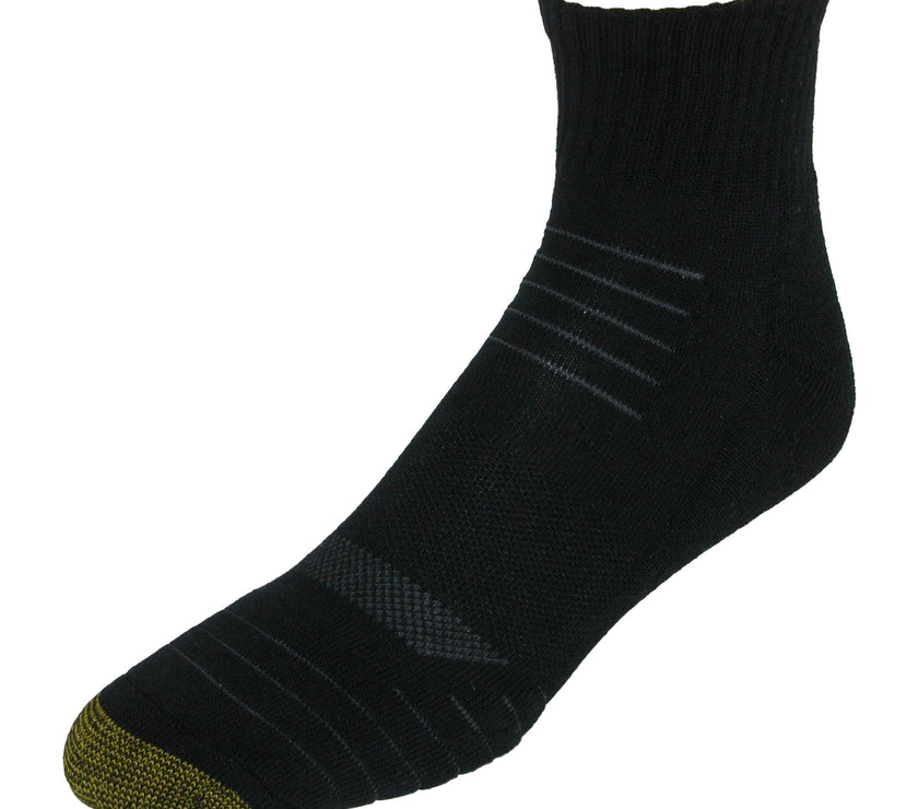 Gold Toe Men's Tech Sport Quarter Socks (6 Pair Pack)