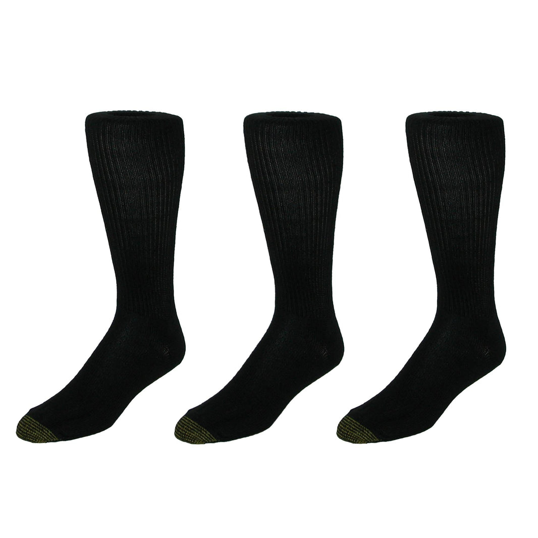 Gold Toe Men's Mid Calf Fluffies Socks (Pack of 3)