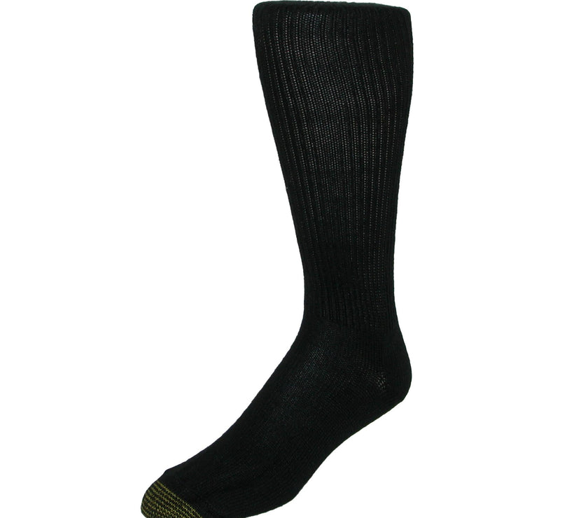Gold Toe Men's Mid Calf Fluffies Socks (Pack of 3)