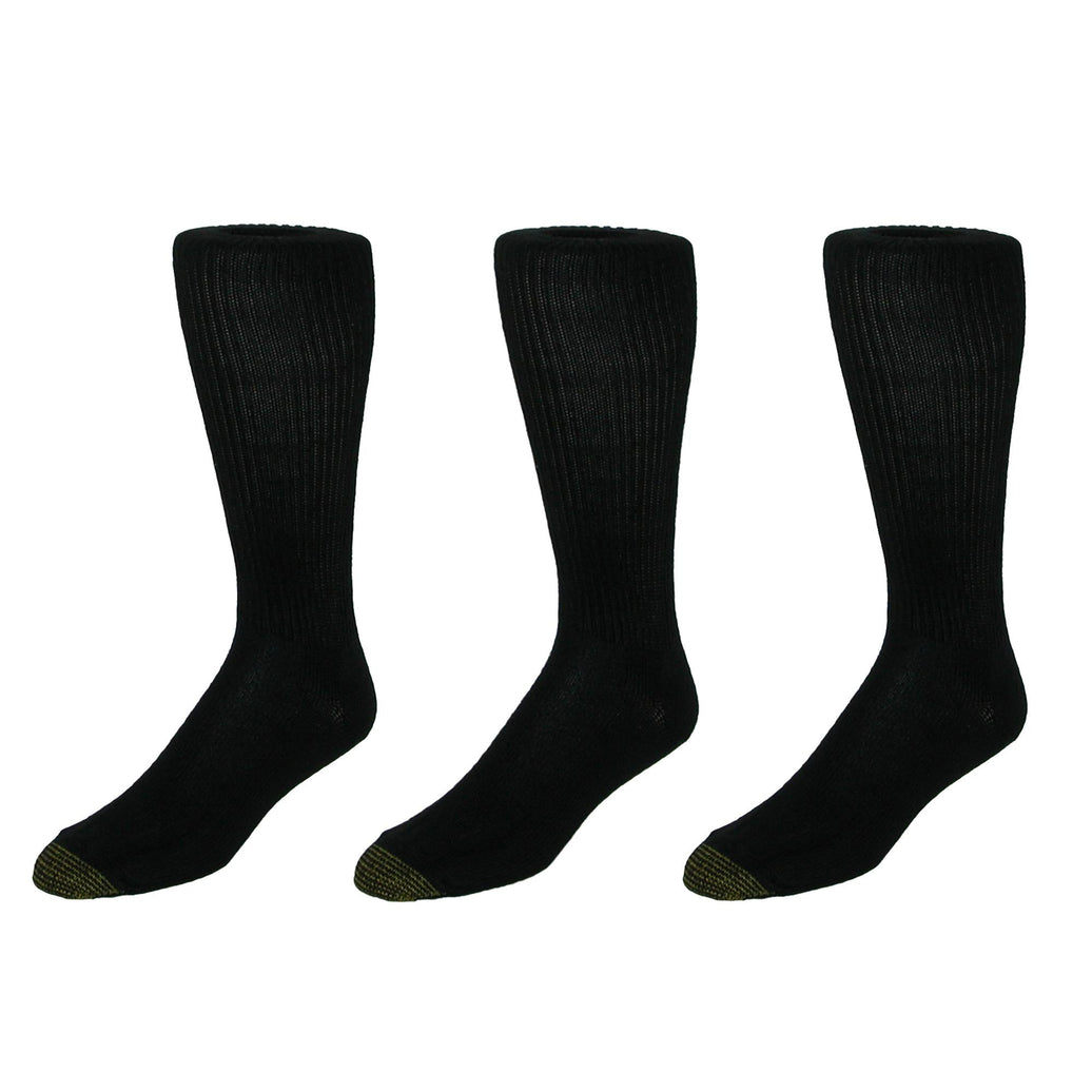 Gold Toe Men's Mid Calf Fluffies Socks (Pack of 3)