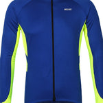 Men's Long Sleeve Cycling Jersey Winter Polyester Dark Grey