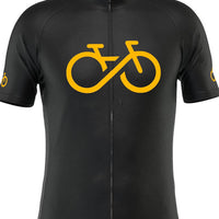 Men's Short Sleeve Cycling Jersey Summer Polyester