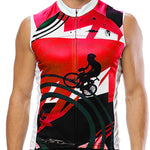 Men's Sleeveless Cycling Jersey Summer Polyester