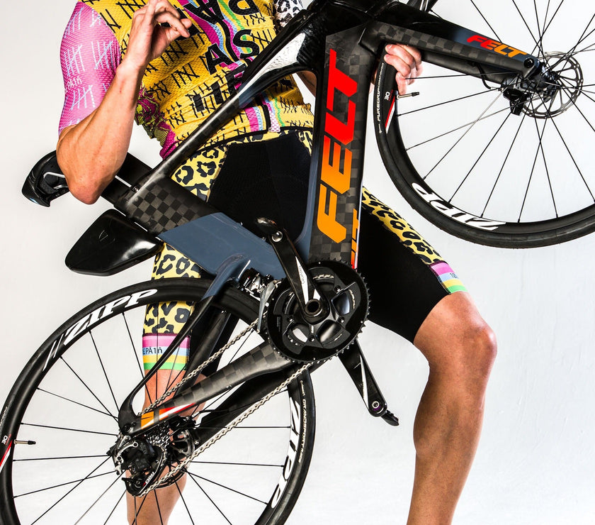 Yellow Leopard Design Professional Quick Dry Cycling Suit