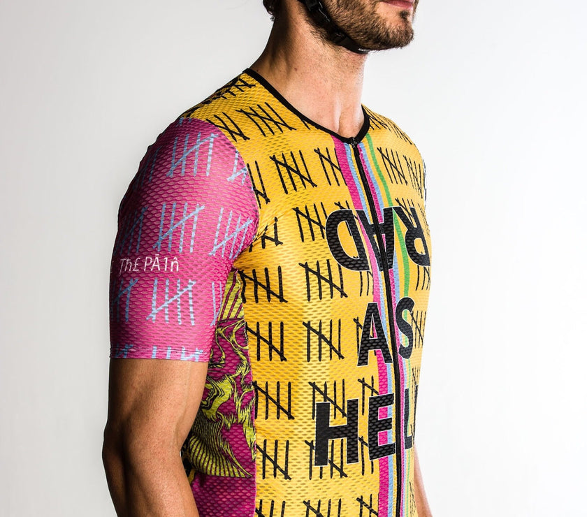 Yellow Leopard Design Professional Quick Dry Cycling Suit